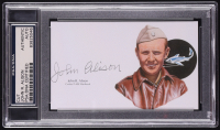 John R. Alison Signed Cut With Portrait (PSA) at PristineAuction.com