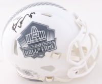 Brian Urlacher Signed Hall of Fame Logo Speed Mini Helmet (JSA) at PristineAuction.com