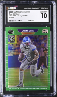 Jahmyr Gibbs 2023 Leaf Web Exclusives Pro Set Green #PSG99 RC #9/10 (CGC 10) at PristineAuction.com