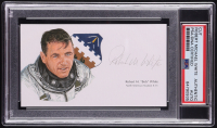 Robert M. White Signed Cut With Portrait (PSA) at PristineAuction.com