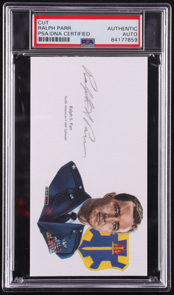 Ralph Parr Signed Cut With Portrait (PSA) at PristineAuction.com Ralph Parr Signed Cut With Portrait (PSA) at PristineAuction.com