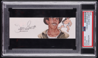 James E. Swett Signed Cut With Portrait (PSA) at PristineAuction.com
