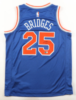 Mikal Bridges Signed Knicks Nike Authentic Jersey (Beckett) at PristineAuction.com