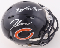 D'Andre Swift Signed Bears Speed Mini Helmet Inscribed "F*** The Pack" (JSA) at PristineAuction.com