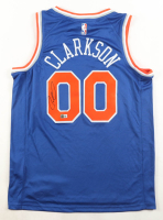 Jordan Clarkson Signed Knicks Nike Authentic Jersey (Beckett) at PristineAuction.com