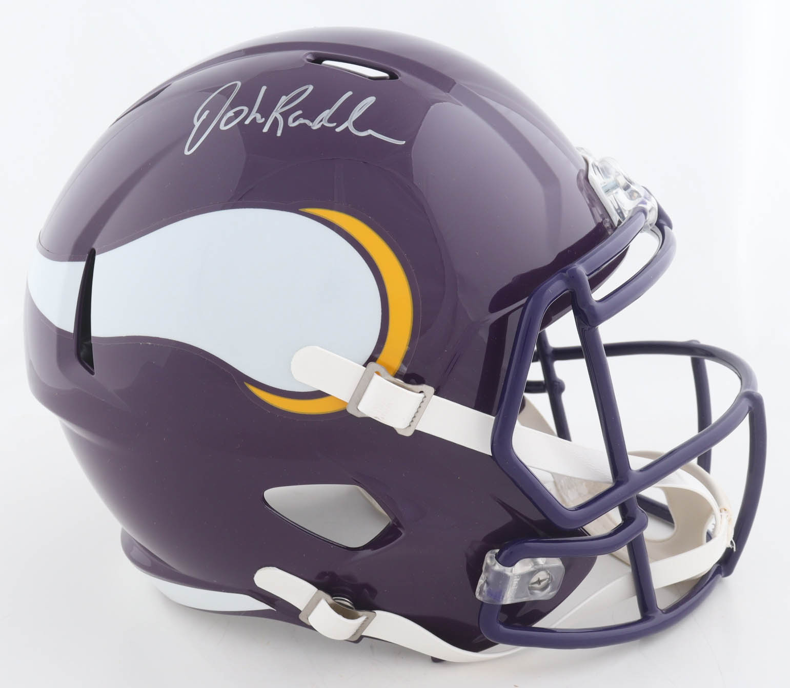 John Randle Signed Vikings Full-Size Speed Helmet (Schwartz) at PristineAuction.com John Randle Signed Vikings Full-Size Speed Helmet (Schwartz) at PristineAuction.com