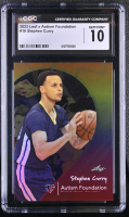 Stephen Curry 2023 Leaf x Autism Foundation #16 #145/1000 (CGC 10) at PristineAuction.com