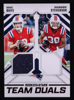 Drake Maye / Rhamondre Stevenson 2025 Rookies and Stars Team Dual Jerseys #16 at PristineAuction.com