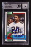 Mark Carrier Signed 1990 Topps Traded #29T RC " '90 DROY" (BGS | Auto 10) at PristineAuction.com