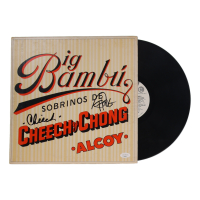 Cheech Marin & Tommy Chong Signed "Big Bambu" Vinyl Record Album Cover (JSA) at PristineAuction.com