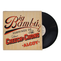 Cheech Marin & Tommy Chong Signed "Big Bambu" Vinyl Record Album Cover (JSA) at PristineAuction.com