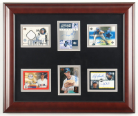Alex Rodriguez, Ken Griffey Jr., Andruw Jones, Jason Giambi +3 Custom Framed (6) Upper Deck Autographed Card Display at PristineAuction.com
