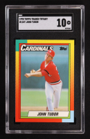 John Tudor 1990 Topps Traded Tiffany #124T (SGC 10) at PristineAuction.com