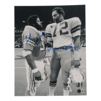 Earl Campbell & Ed "Too Tall" Jones Signed 11x14 Photo (Beckett) at PristineAuction.com