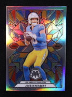 Justin Herbert 2024 Panini Mosaic Stained Glass #3 at PristineAuction.com