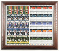 Brett Wallace / David Cooper / Justin Smoak / Matt Wieters / Tim Beckham Custom Framed 2009 FCB Uncut Sheet of (20) Cards at PristineAuction.com