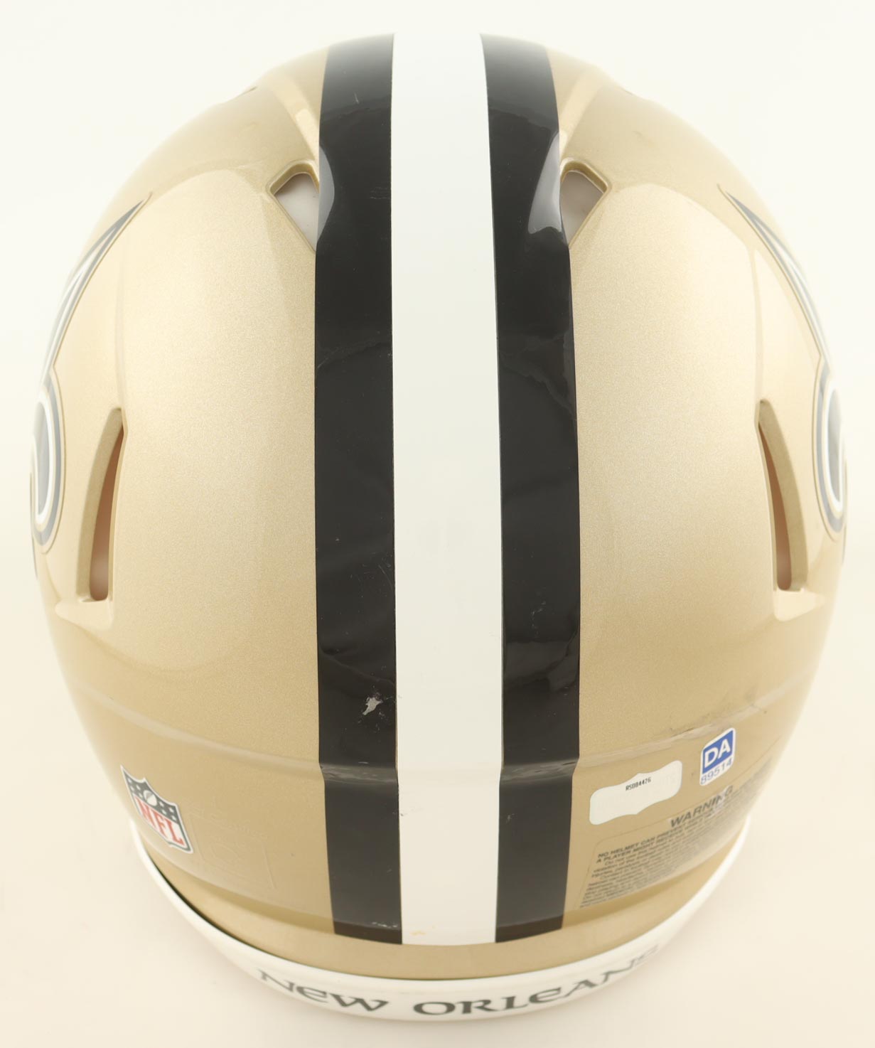 Deuce McAllister Signed Saints Full-Size Authentic On-Field Speed Helmet (Radtke & DA) at PristineAuction.com Deuce McAllister Signed Saints Full-Size Authentic On-Field Speed Helmet (Radtke & DA) at PristineAuction.com