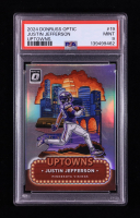Justin Jefferson 2024 Donruss Optic Uptowns #19 (PSA 9) at PristineAuction.com