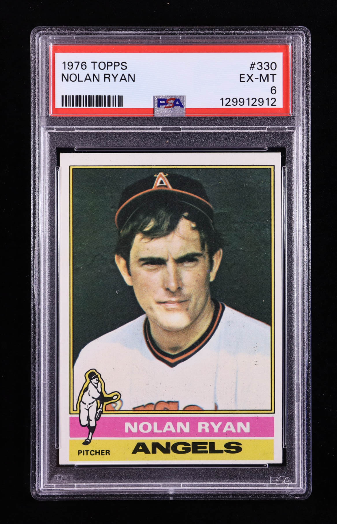 Nolan Ryan 1976 Topps #330 (PSA 6) at PristineAuction.com Nolan Ryan 1976 Topps #330 (PSA 6) at PristineAuction.com