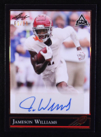 Jameson Williams 2021 Leaf Black Bronze Foil Signatures #BGJW2 #65/99 RC at PristineAuction.com