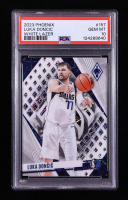 Luka Doncic 2023-24 Panini Phoenix White Lazer #157 #054/150 (PSA 10) at PristineAuction.com