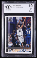 Tim Duncan 1997-98 Topps #115 RC (BCCG 10) at PristineAuction.com