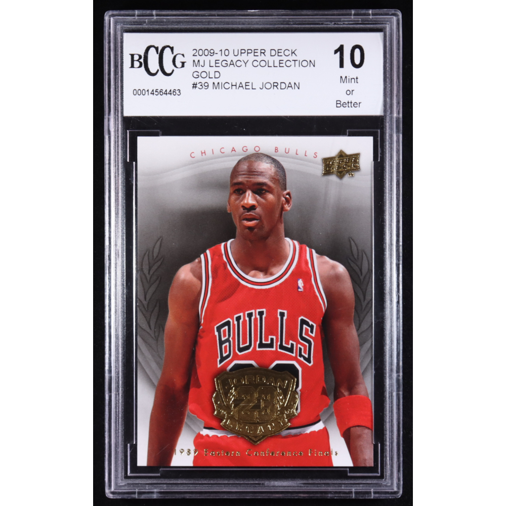 Michael Jordan 2009-10 Upper Deck MJ Legacy Collection Gold #39 (BCCG 10) at PristineAuction.com