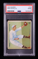 Fred Schulte 1933 Goudey #112 RC (PSA 2) at PristineAuction.com