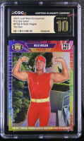 Hulk Hogan 2023 Leaf Web Exclusives Pro Set Rainbow #PSG9 #4/5 (CGC 10 | Pristine Black Label) at PristineAuction.com