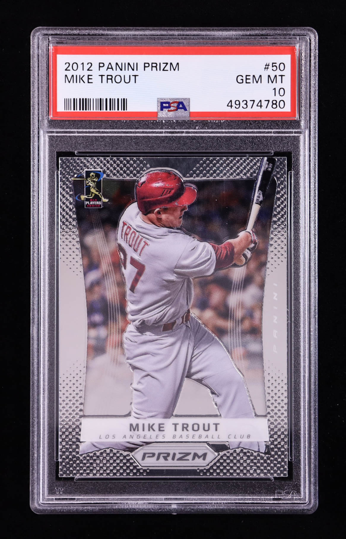 Mike Trout 2012 Panini Prizm #50 (PSA 10) at PristineAuction.com Mike Trout 2012 Panini Prizm #50 (PSA 10) at PristineAuction.com