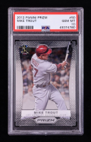 Mike Trout 2012 Panini Prizm #50 (PSA 10) at PristineAuction.com