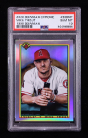 Mike Trout 2020 Bowman Chrome '90 Bowman #90BMT (PSA 10) at PristineAuction.com