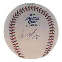 Junior Caminero Signed 2025 All-Star Game Logo Baseball (Beckett) at PristineAuction.com