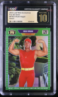 Hulk Hogan 2023 Leaf Web Exclusives Pro Set Green #PSG9 #6/10 (CGC 10 | Pristine Black Label) at PristineAuction.com