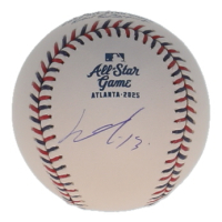 Junior Caminero Signed 2025 All-Star Game Logo Baseball (Beckett) at PristineAuction.com