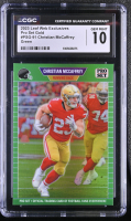 Christian McCaffrey 2023 Leaf Web Exclusives Pro Set Green #PSG91 #1/10 (CGC 10) at PristineAuction.com