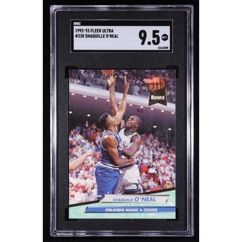 Shaquille O'Neal 1992-93 Fleer Ultra #328 RC (SGC 9.5) at PristineAuction.com