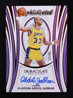 Kareem Abdul-Jabbar 2023-24 Immaculate Collection Sophisticated Signatures Red #5 #20/25 at PristineAuction.com