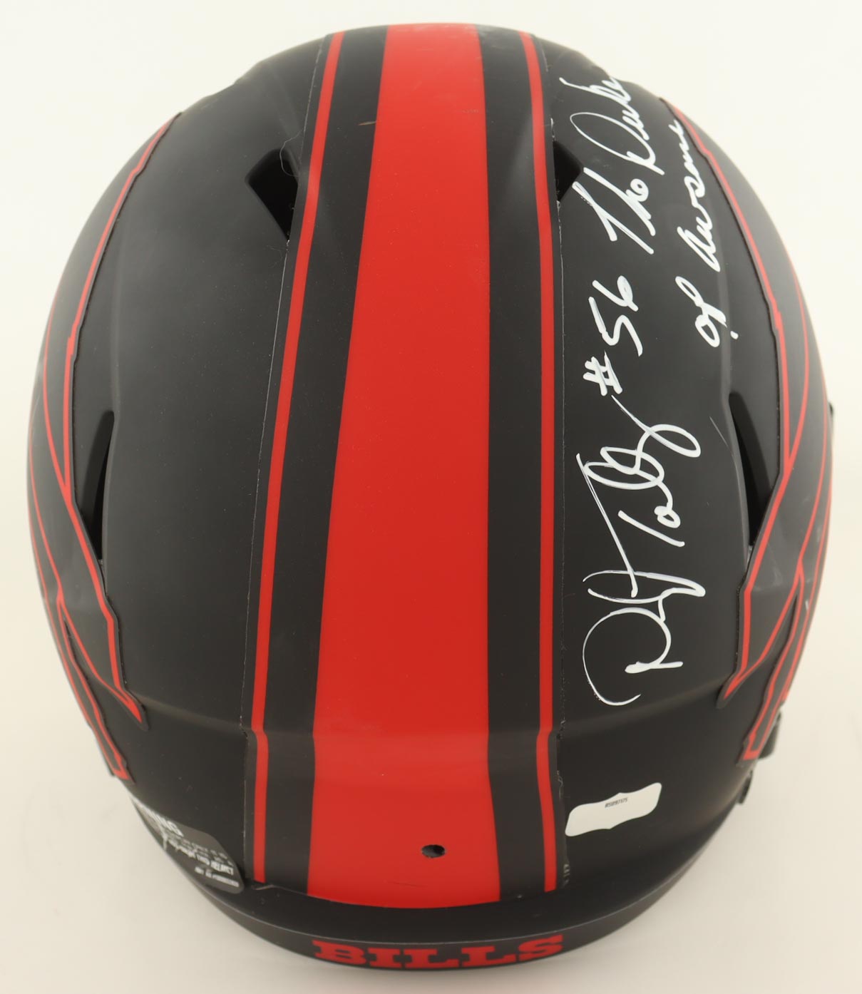 Darryl Talley Signed Bills Full-Size Eclipse Alternate Speed Helmet Inscribed "The Duke of Awesome" (Radtke) at PristineAuction.com Darryl Talley Signed Bills Full-Size Eclipse Alternate Speed Helmet Inscribed "The Duke of Awesome" (Radtke) at PristineAuction.com