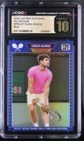 Carlos Alcaraz 2023 Leaf Web Exclusives Pro Set Blue #PSG27 #24/25 (CGC 10 | Pristine Black Label) at PristineAuction.com