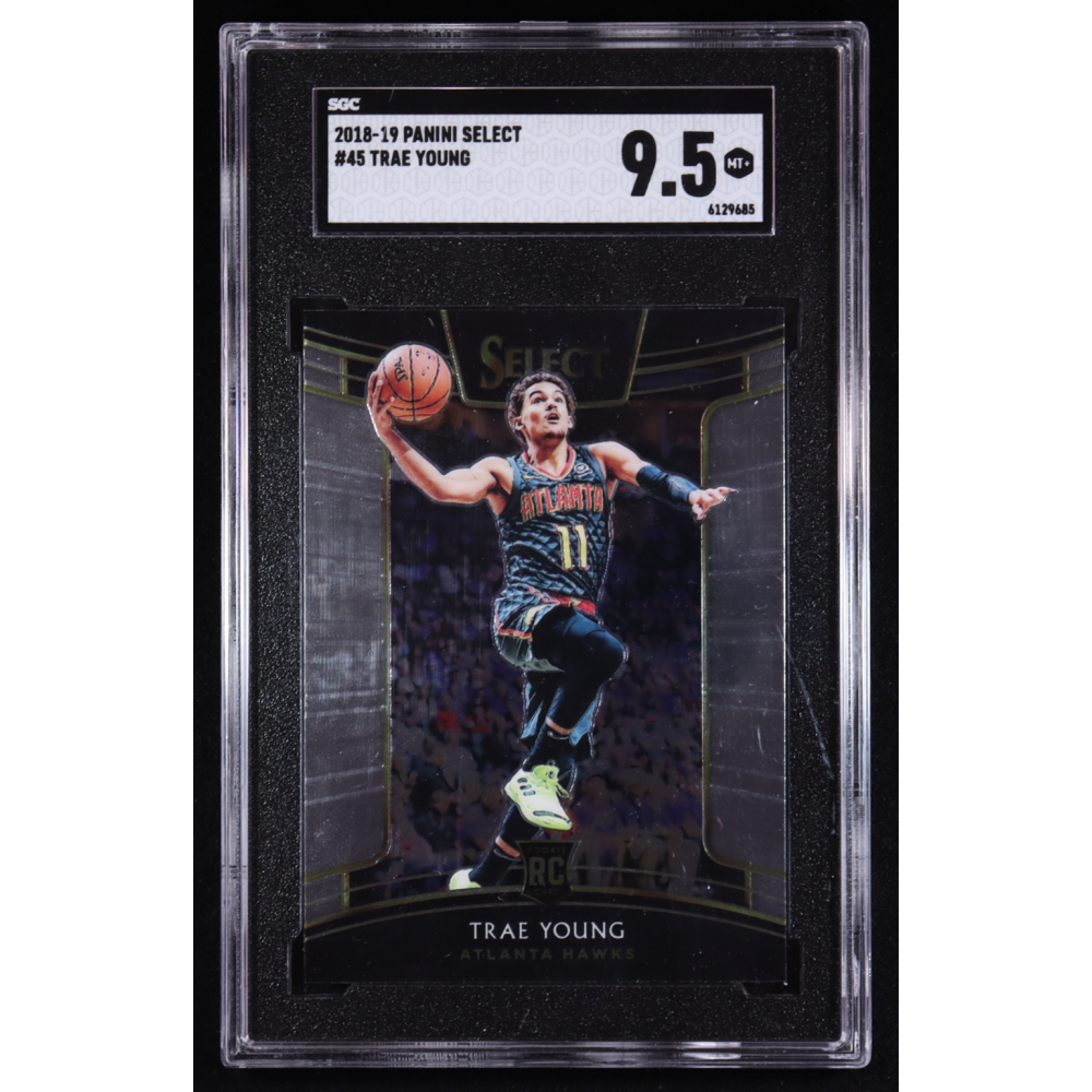 Trae Young 2018-19 Panini Select Concourse #45 RC (SGC 9.5) at PristineAuction.com
