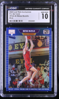 Matas Buzelis 2023 Leaf Web Exclusives Pro Set Blue #PSG80 RC #10/25 (CGC 10) at PristineAuction.com