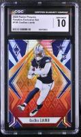 CeeDee Lamb 2020 Panini Phoenix Fire Burst #106 RC (CGC 10) at PristineAuction.com