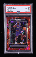 LeBron James 2022-23 Panini Prizm Prizms Red Ice #134 (PSA 10) at PristineAuction.com