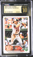 Gunnar Henderson 2023 Topps Holiday #H4 RC (CGC 10 | Pristine Black Label) at PristineAuction.com