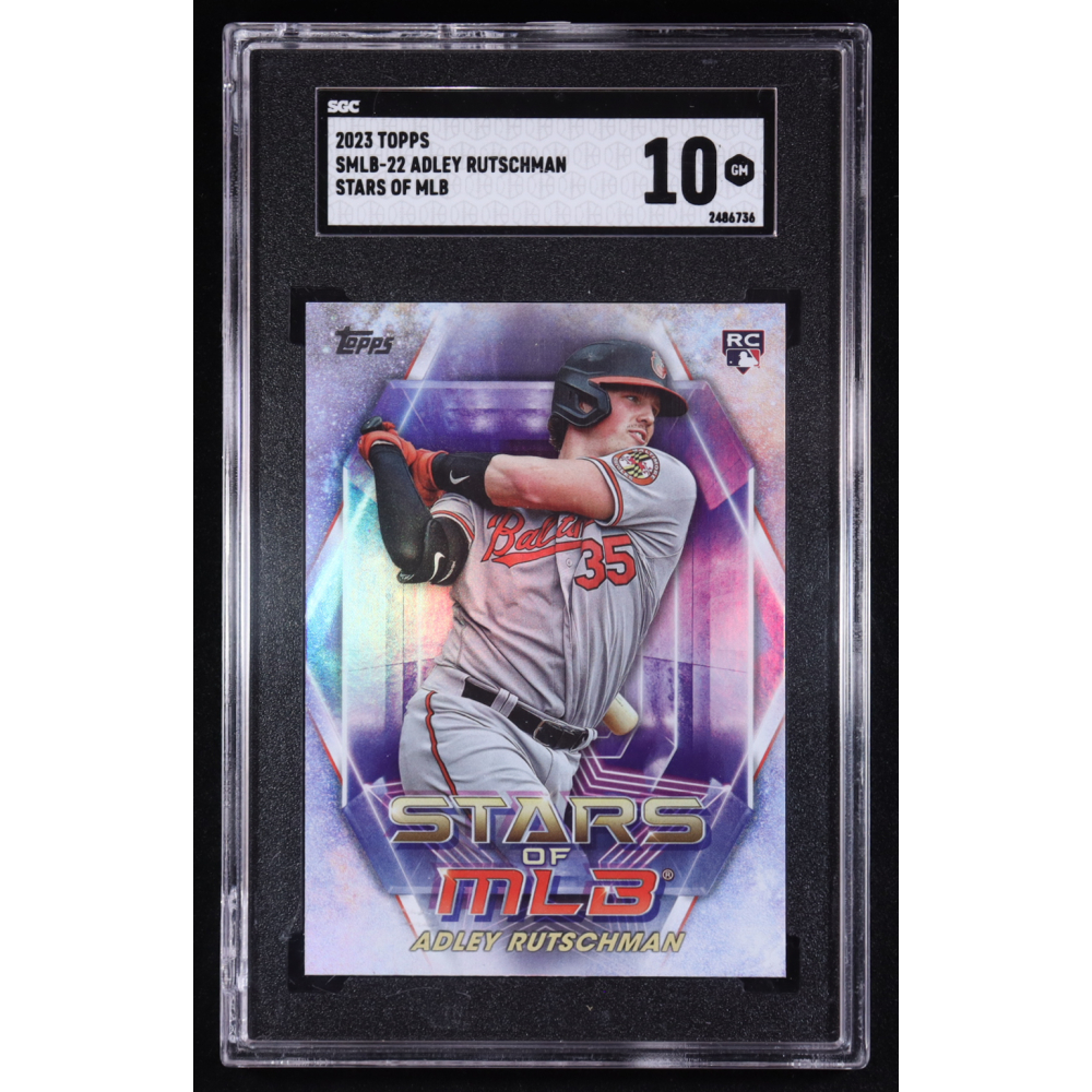 Adley Rustchman 2023 Topps Stars Of MLB #SMLB-22 RC (SGC 10) at PristineAuction.com