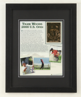 Tiger Woods Custom Framed Article Display with 23kt Gold Trading Card at PristineAuction.com