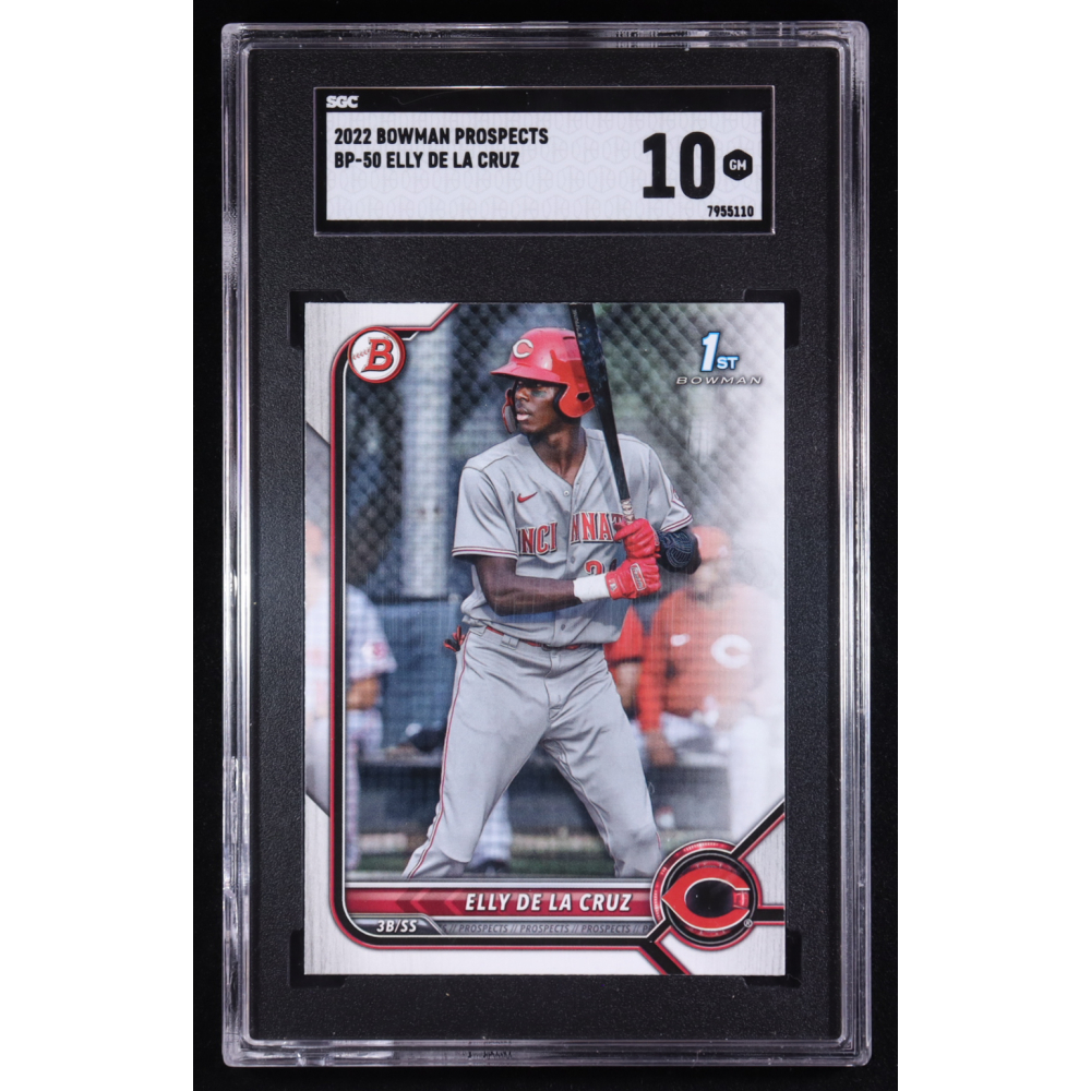 Elly De La Cruz 2022 Bowman Prospects #BP-50 RC (SGC 10) at PristineAuction.com
