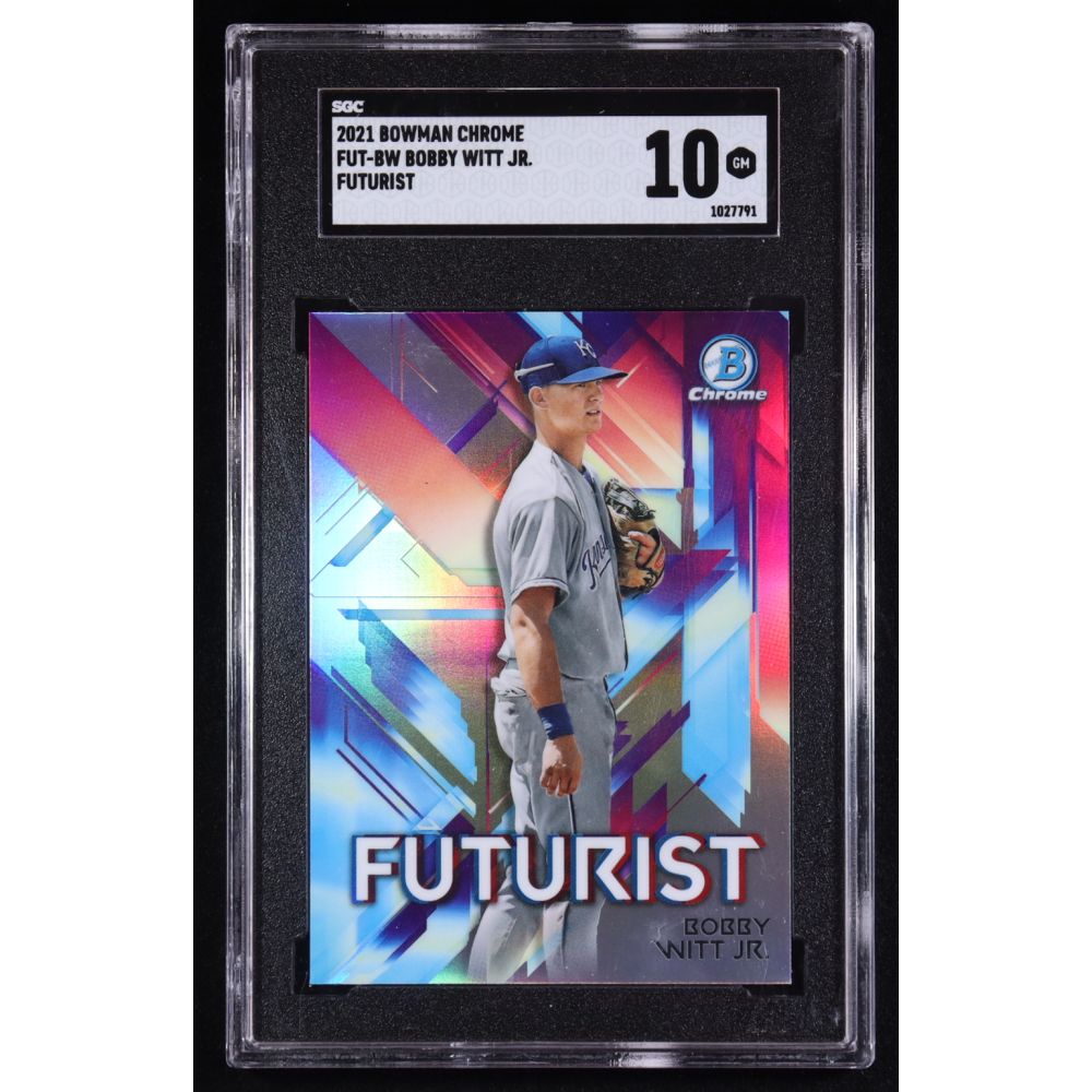 Bobby Witt Jr. 2021 Bowman Chrome Futurist #FUT-BW RC (SGC 10) at PristineAuction.com