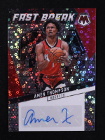 Amen Thompson 2024-25 Panini Mosaic Autographs Fast Break #45 at PristineAuction.com